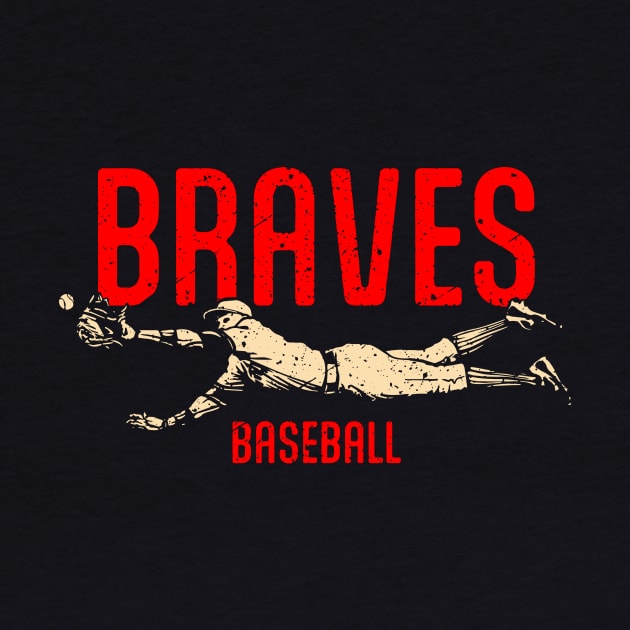 BRAVES Vintage Catch by Throwzack